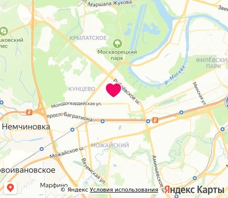 На карте
