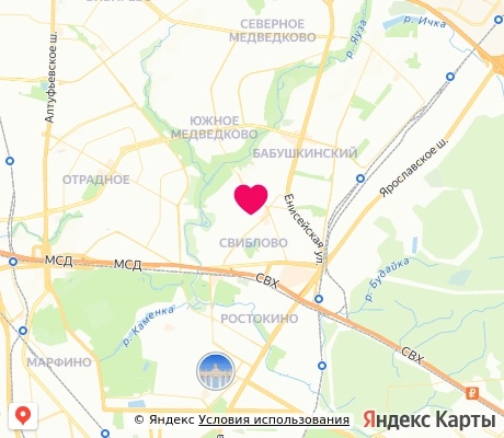 На карте
