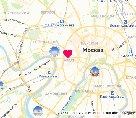 На карте