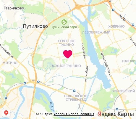 На карте