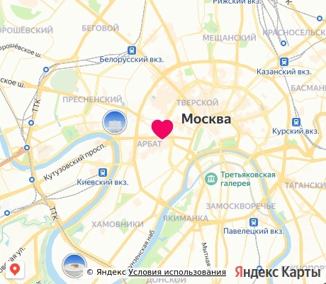 На карте