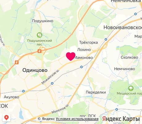 На карте