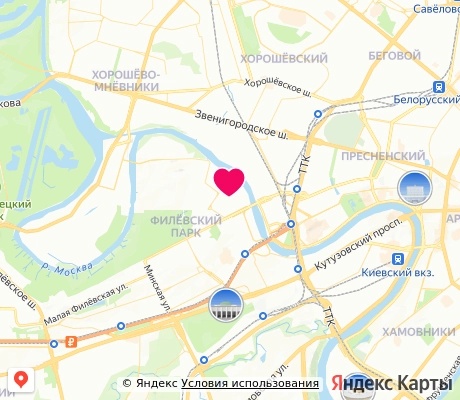 На карте