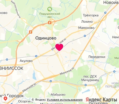 На карте