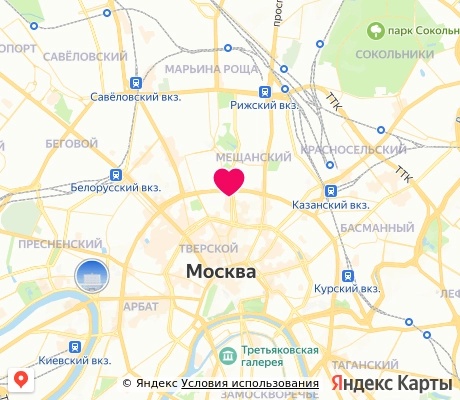 На карте