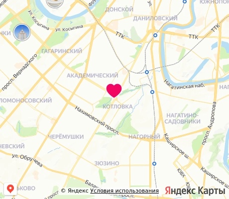 На карте