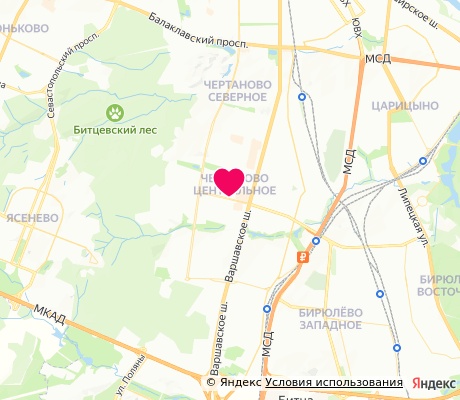 На карте