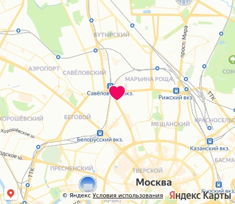 На карте