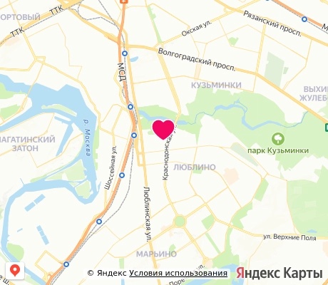 На карте
