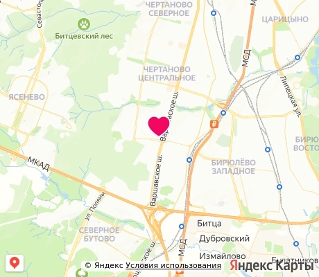 На карте