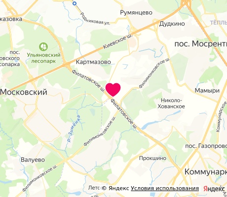 На карте
