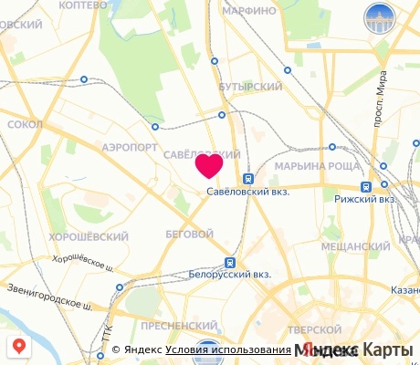 На карте