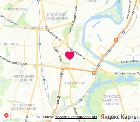 На карте