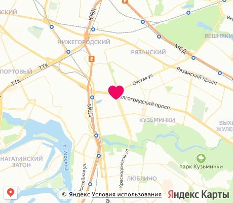 На карте