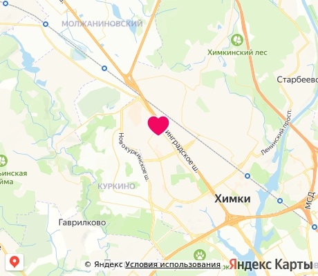 На карте