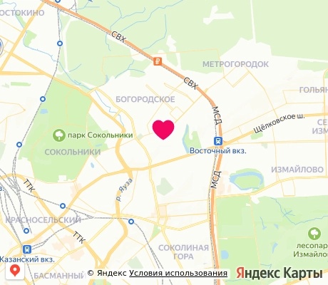 На карте