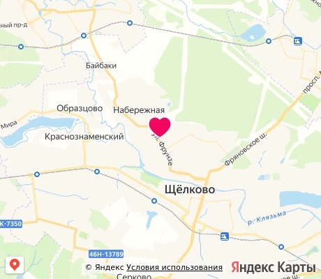 На карте