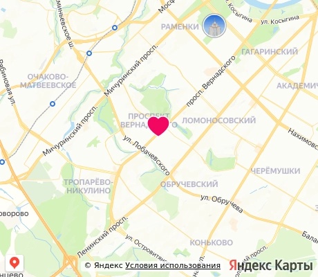 На карте
