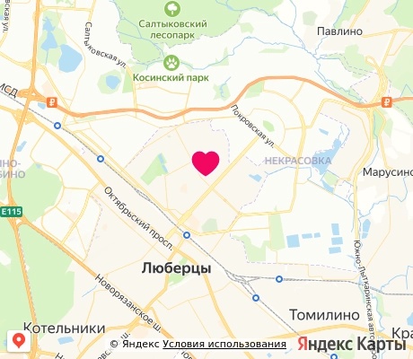 На карте