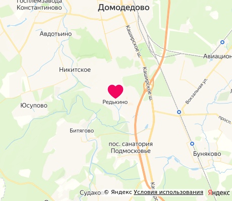 На карте