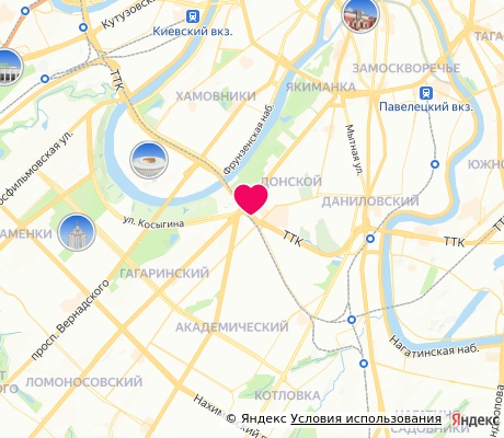 На карте