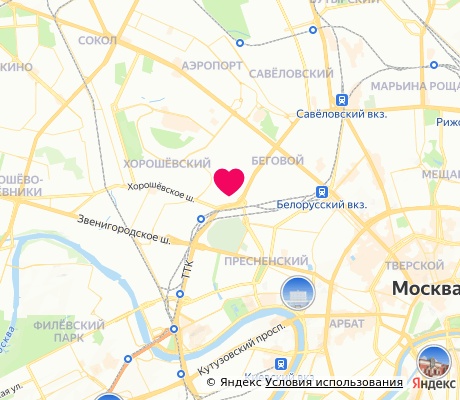На карте