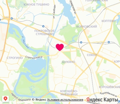 На карте