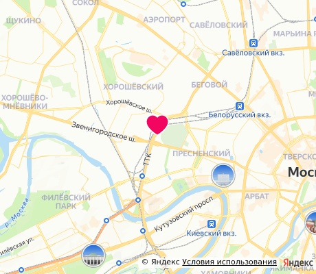На карте