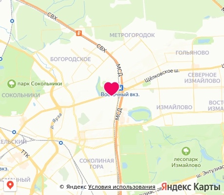 На карте
