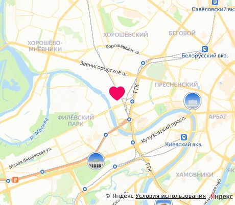 На карте