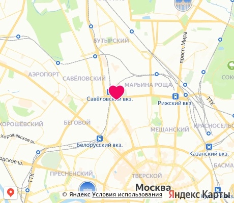 На карте