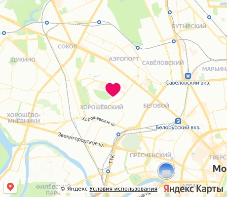 На карте