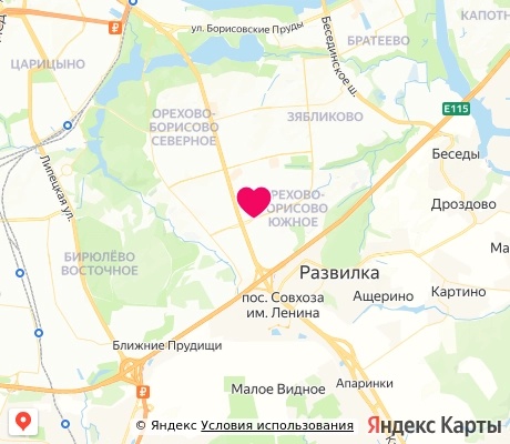 На карте