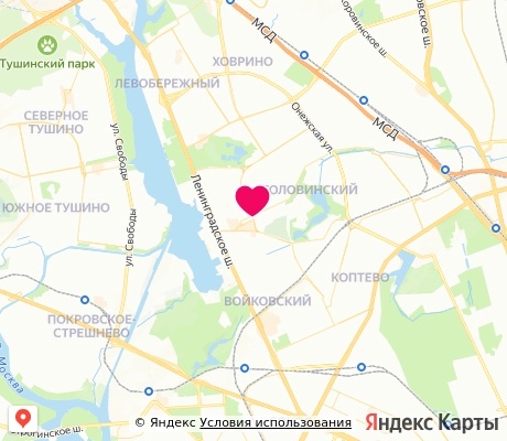 На карте