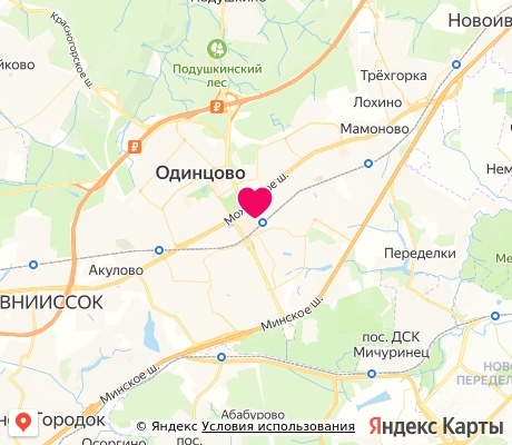 На карте