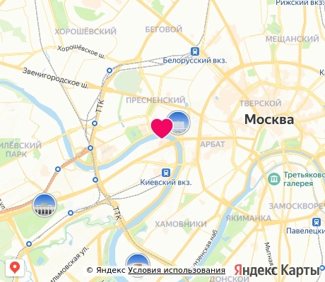 На карте