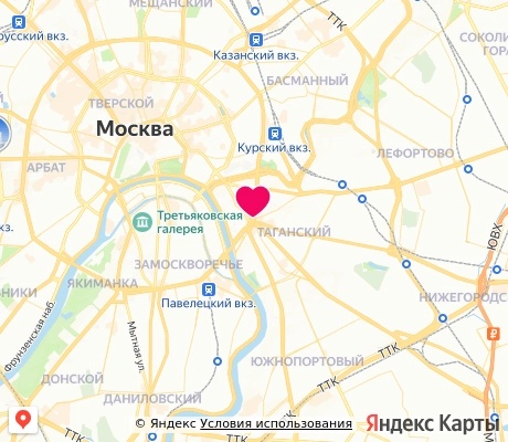 На карте