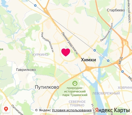 На карте