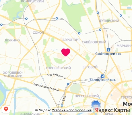 На карте