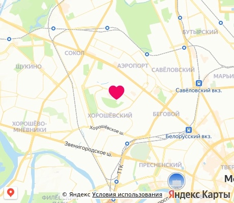 На карте
