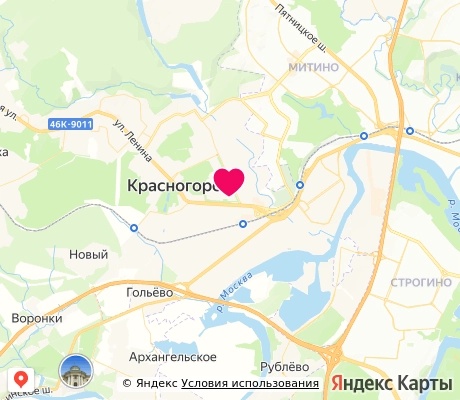 На карте