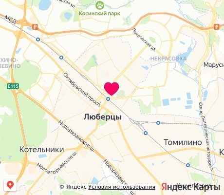 На карте