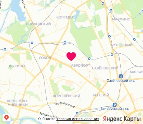 На карте