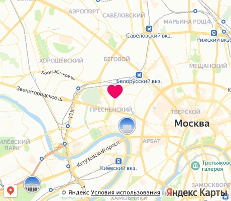 На карте