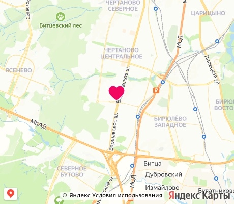 На карте