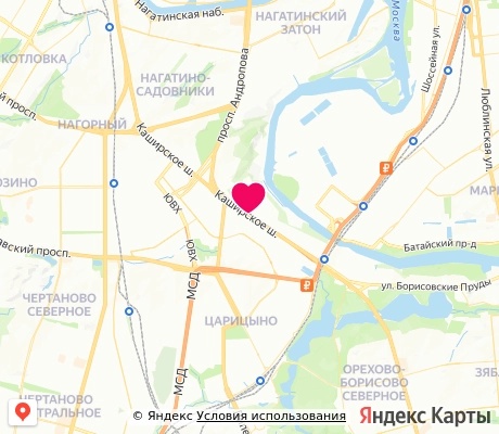 На карте