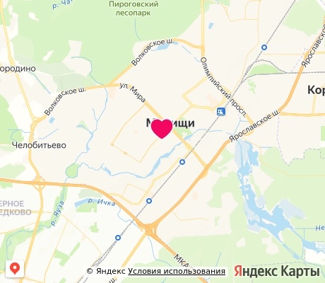 На карте