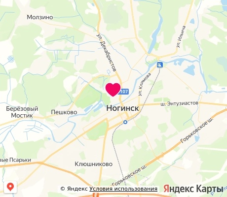 На карте