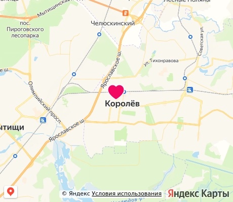 На карте