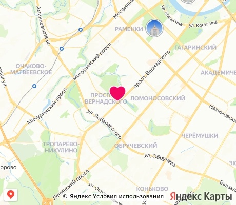 На карте